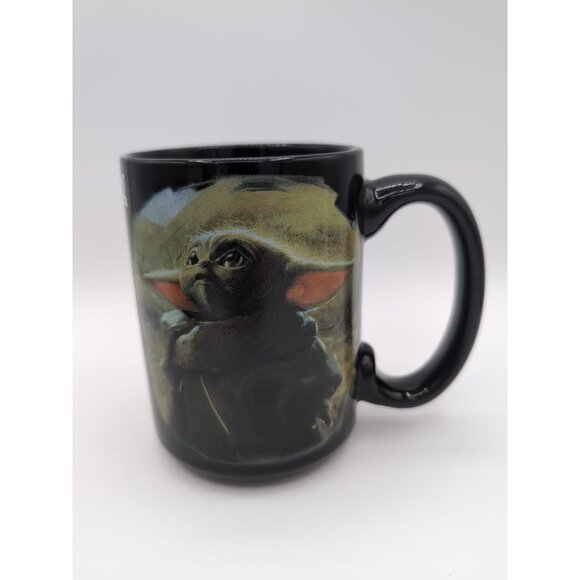 Zak The Mandalorian May the Force be with You 15 oz Coffee Mug Star Wars - Picture 2 of 2